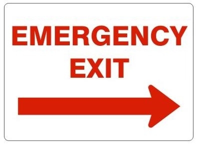 Emergency Exit Signs   Clipart Best