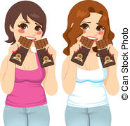 Fat Women Eating Chocolate Guilt   Two Fat Women Eating Two