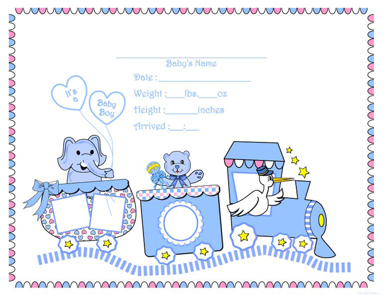     New Born Baby Girl Baby Boy New Years Eve Layout Pages Clip Art