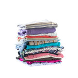 Stack Of Folded Clothes Royalty Free Stock Photography