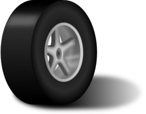 Tire With Rim Clip Art At Clker Com   Vector Clip Art Online Royalty    