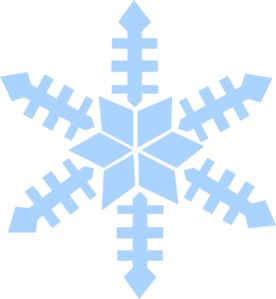 Blue Snowflake Clip Art At Clker Com   Vector Clip Art Online Royalty