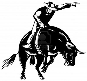 Bull Riding   Free Images At Clker Com   Vector Clip Art Online