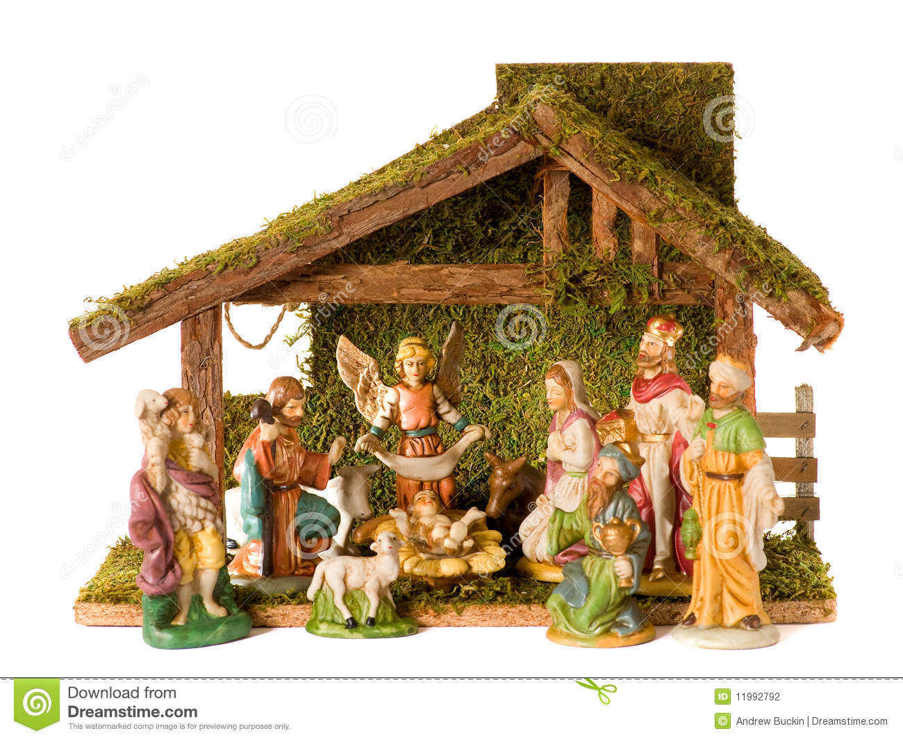 Christmas Crib Stock Photography   Image  11992792