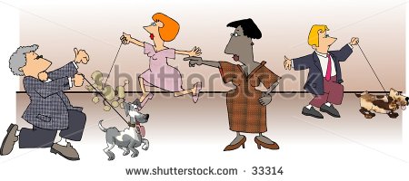 Clipart Illustration Of A Dog Show Competition   33314   Shutterstock