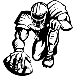 Mean Football Player Clipart Mean Football Player