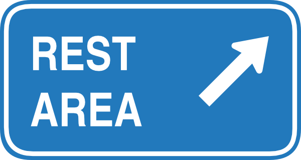 Rest Area Highway Sign Clip Art At Clker Com   Vector Clip Art Online    
