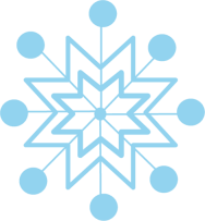 Snowflake   Blue Snowflake Vector Clip Art Image