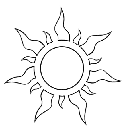 Vector  Tangled Sun Symbol By Jakenova On Deviantart