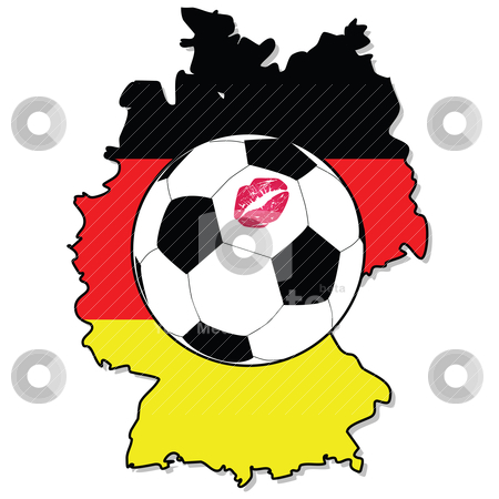 Women Soccer In Germany Stock Vector Clipart Illustration Of A Soccer