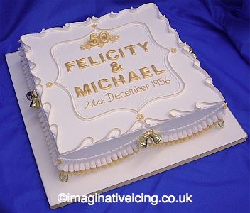 30th Birthday Cake On Golden Wedding Anniversary Cake Imaginative    