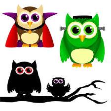 Cute Owl Halloween Clipart