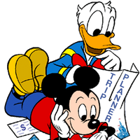 Disney Holiday Clipart Photo  Altered Clipart   Mickey And Donald Trip
