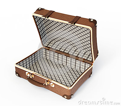 Open Suitcase Royalty Free Stock Photos