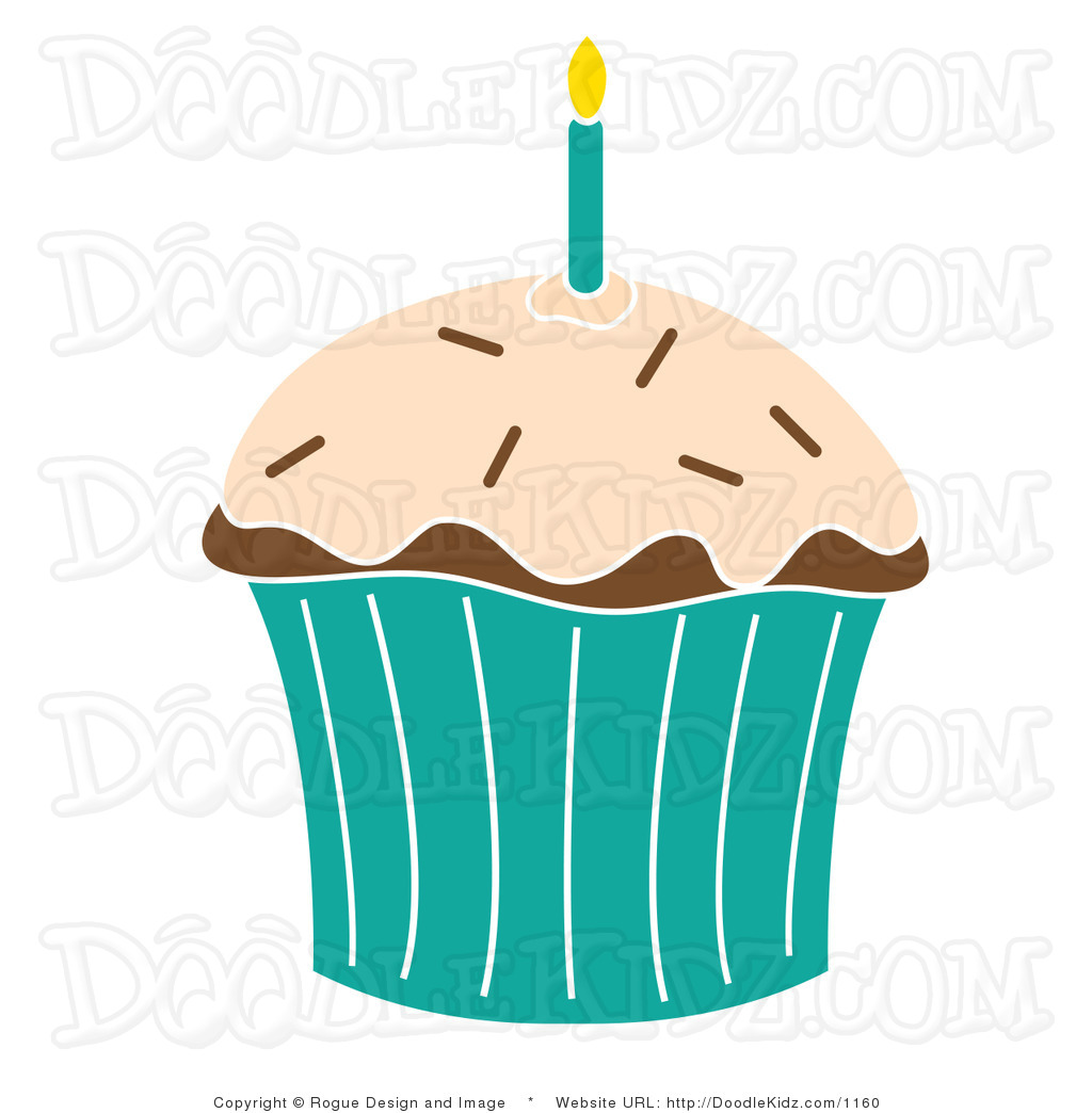 Orange Birthday Cupcake Clip Art   Clipart Panda   Free Clipart Images