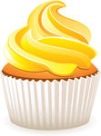Orange Cupcake Clipart Canstock6570858 Jpg