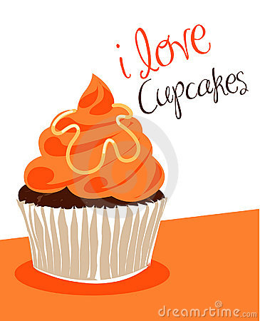 Orange Cupcakes Clipart Orange Cupcake 13851211 Jpg