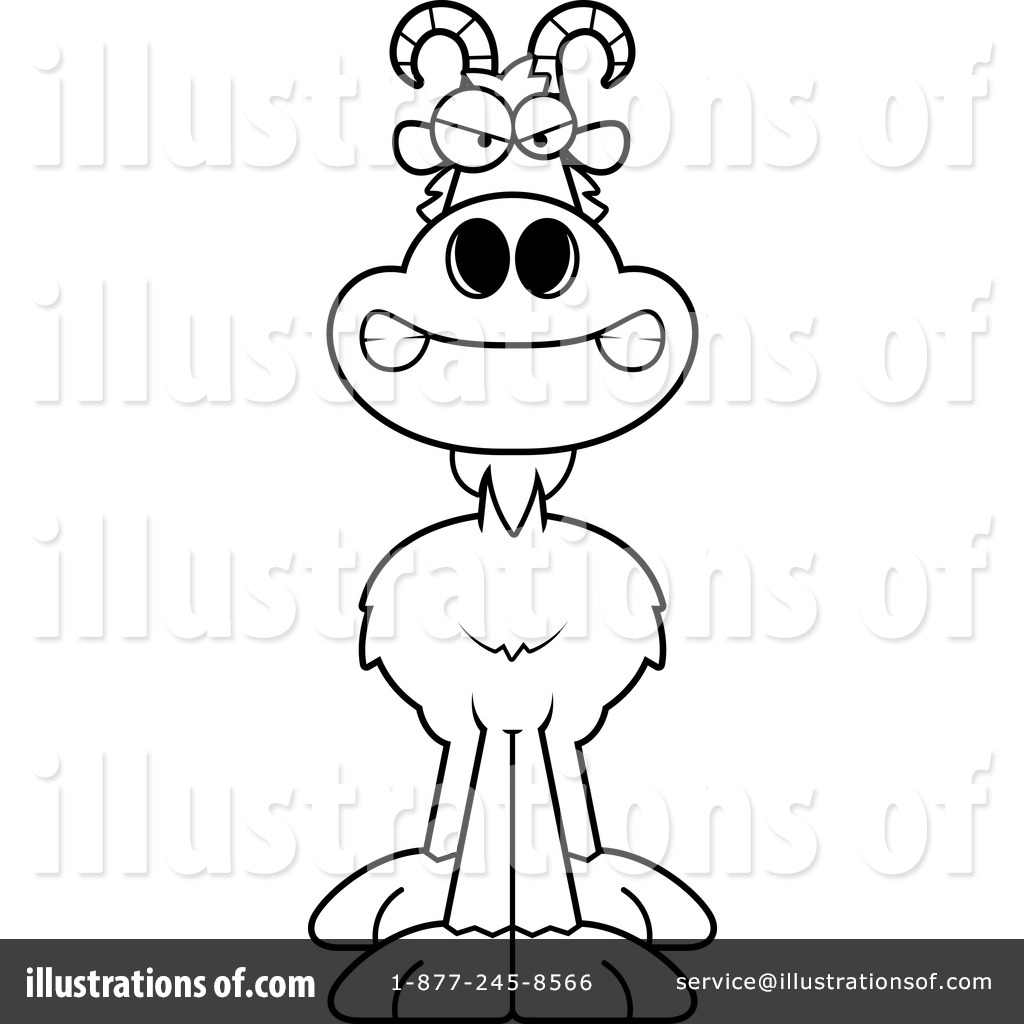 Royalty Free  Rf  Goat Clipart Illustration By Cory Thoman   Stock