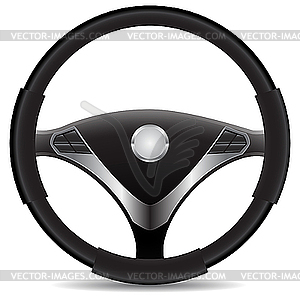 Steering Wheel   Vector Clip Art