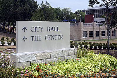 Stock Images  City Hall Sign