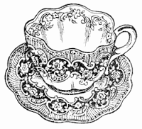 Sweetly Scrapped  Free Teacups Clipart And Digi Printables