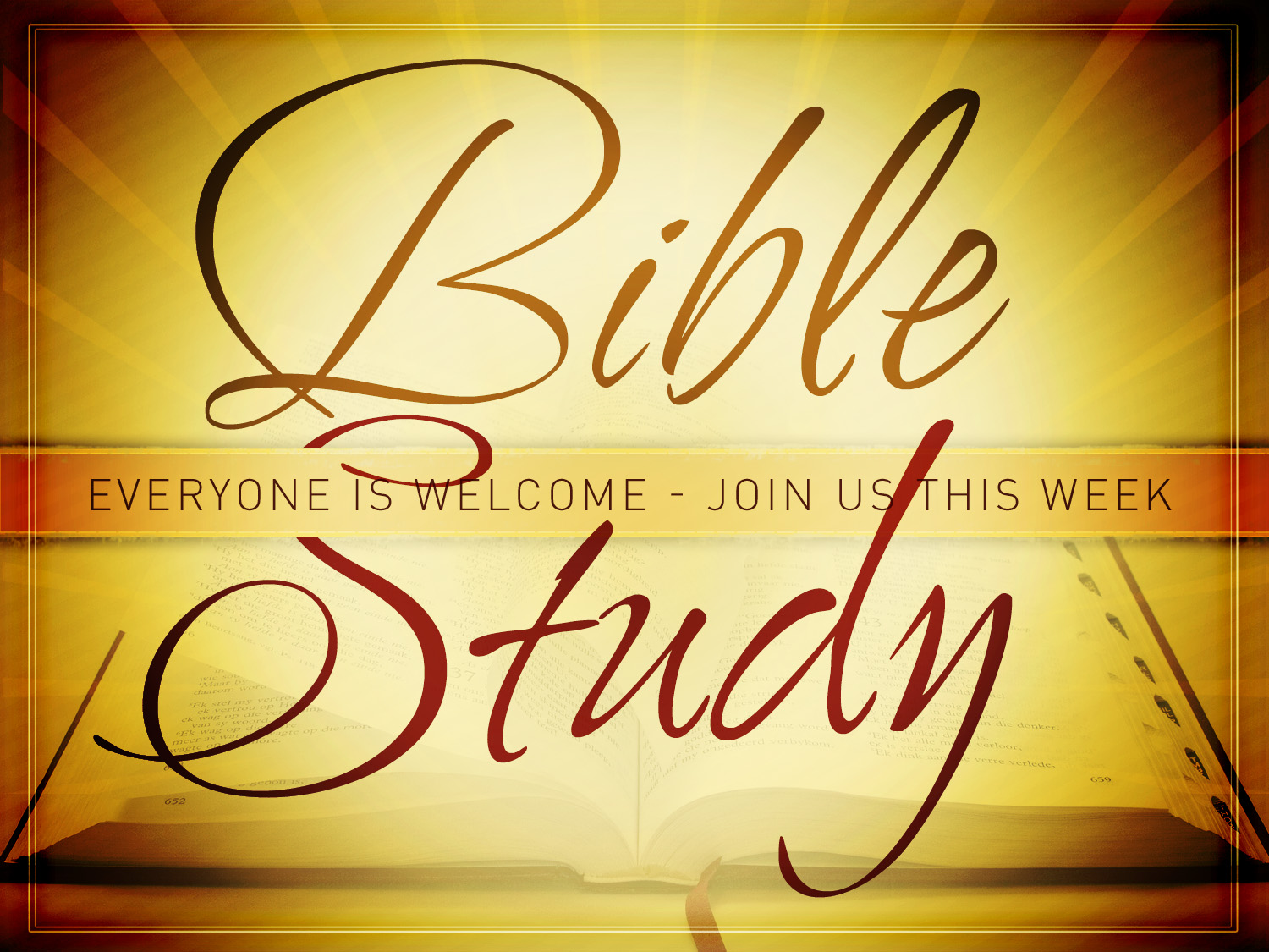 Wednesday Night Bible Study