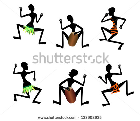 Black Aboriginal Silhouette Stock Photos Illustrations And Vector