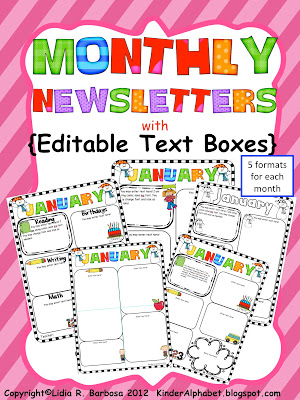 Blog Addict  Editable Newsletters For Parent Teacher Communication