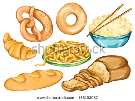 Drawing For Food Nutrition And Diet Of Bakery Products Bakery Flour    