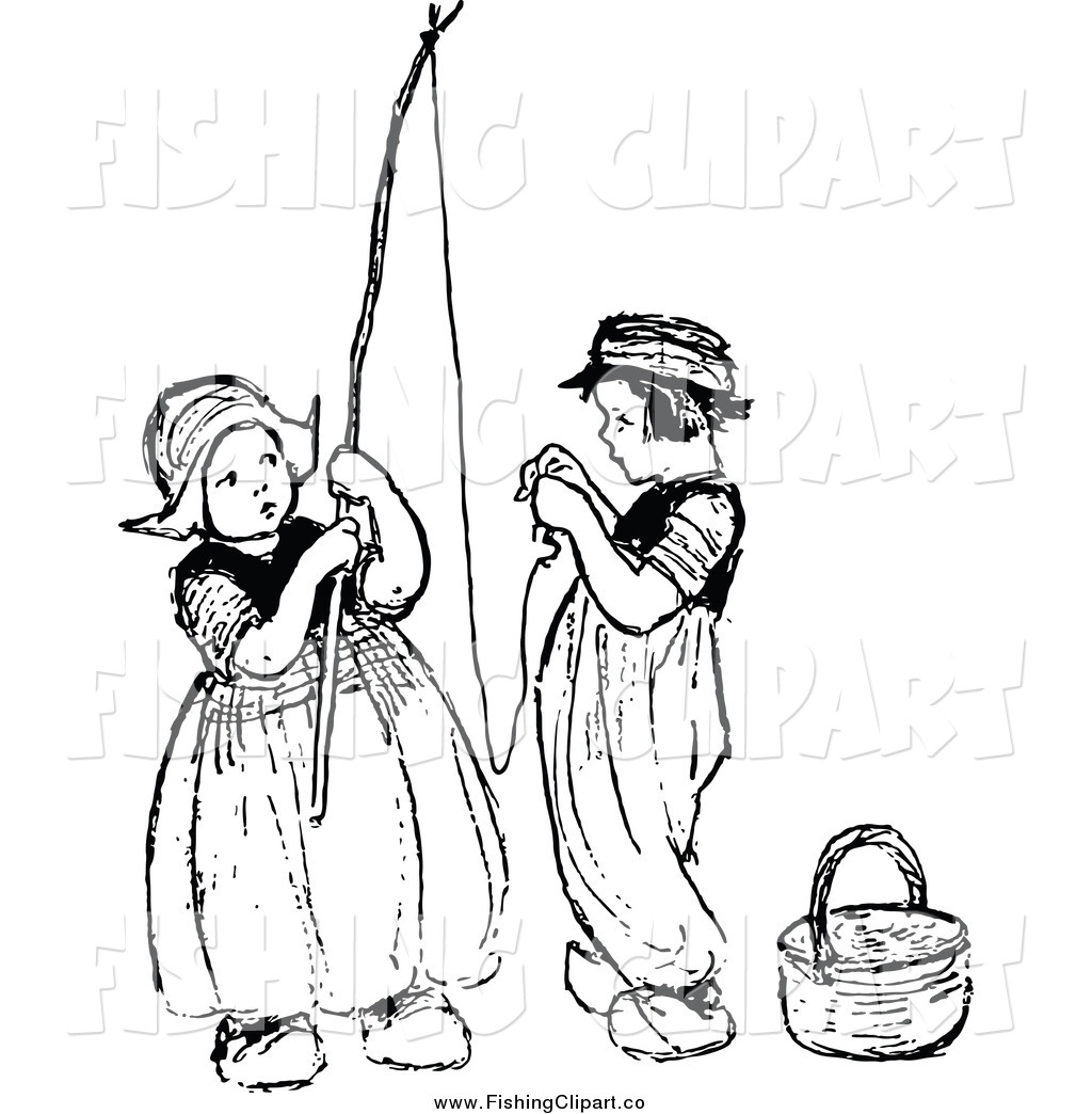 Fishing Pole Clipart Black And White Fishing Clipart   New Stock