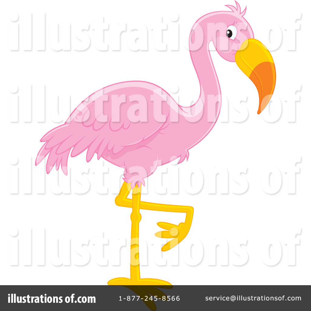 Flamingo Clipart  1087790 By Alex Bannykh   Royalty Free  Rf  Stock    