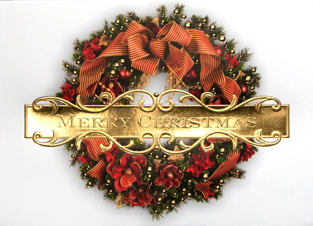 Home   Christmas Cards   Images Of Christmas   Wreaths   Traditional