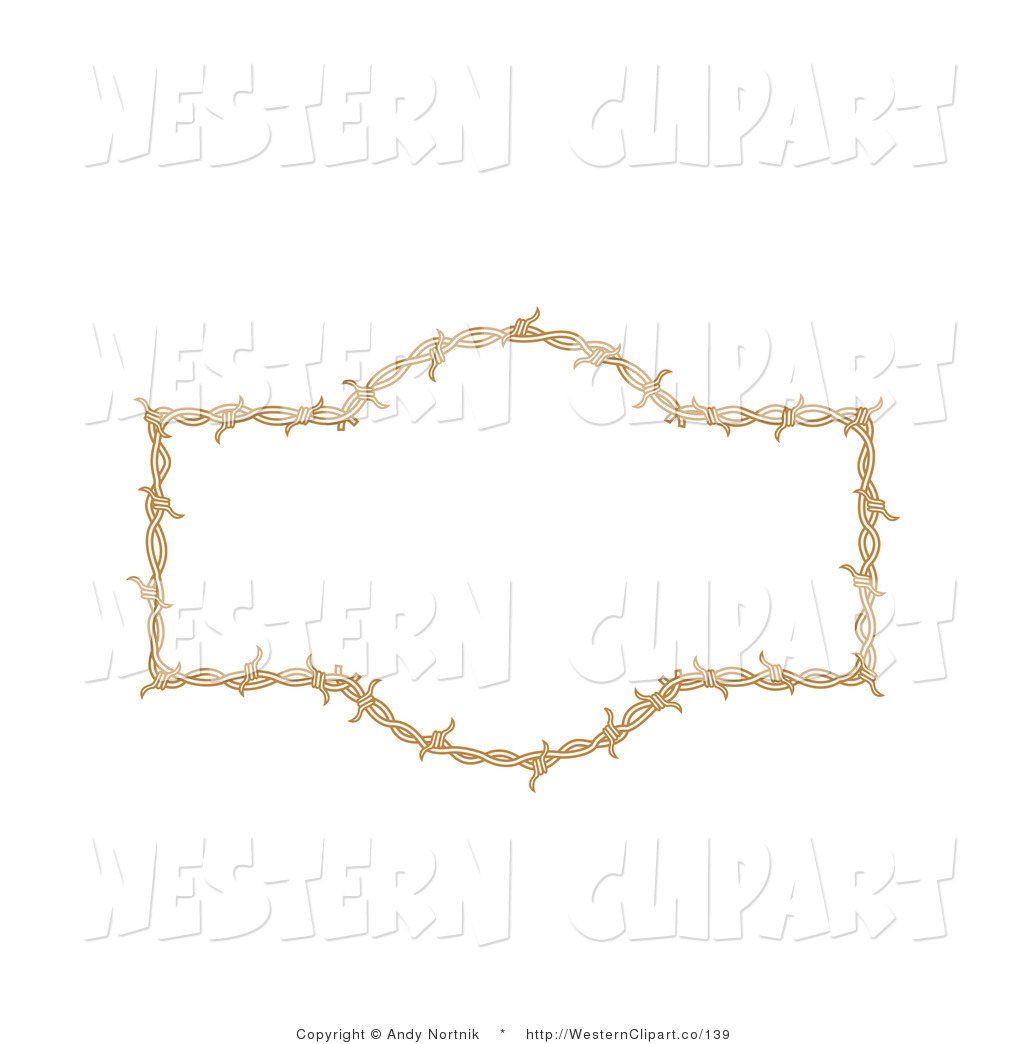 Larger Preview  Vector Western Clip Art Of A Border Frame Of Brown