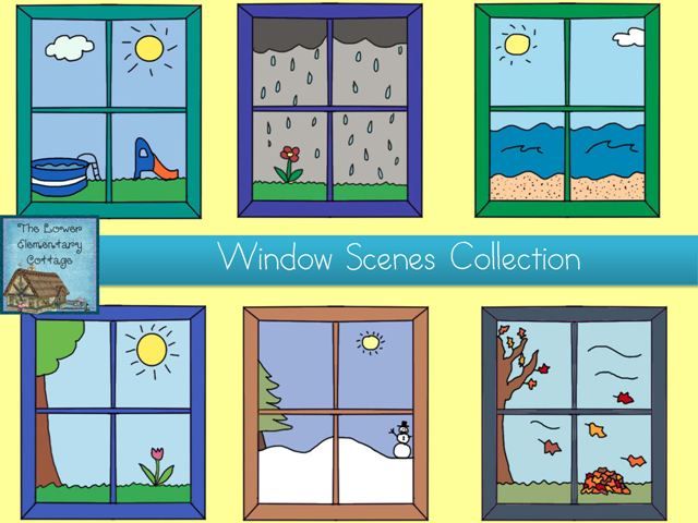 New  Window Scene Clip Art   Kid Science   Pinterest