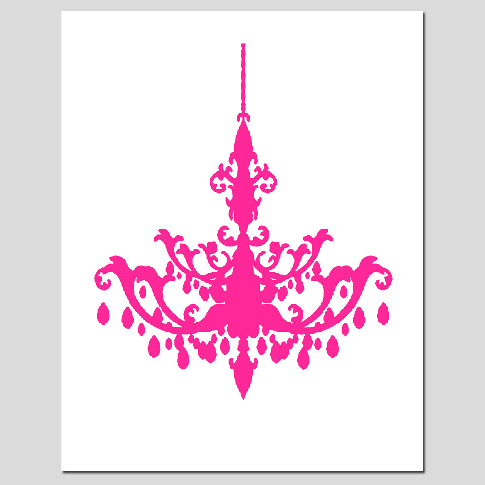 Pink Chandelier Clip Art
