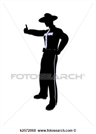 Police Officer Illustration Silhouette K2572068   Search Eps Clip Art
