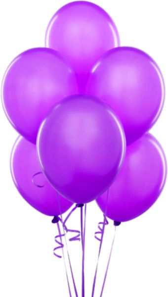 Purple Transparent Balloons Clipart   Passionate 4 Purple   Pinterest