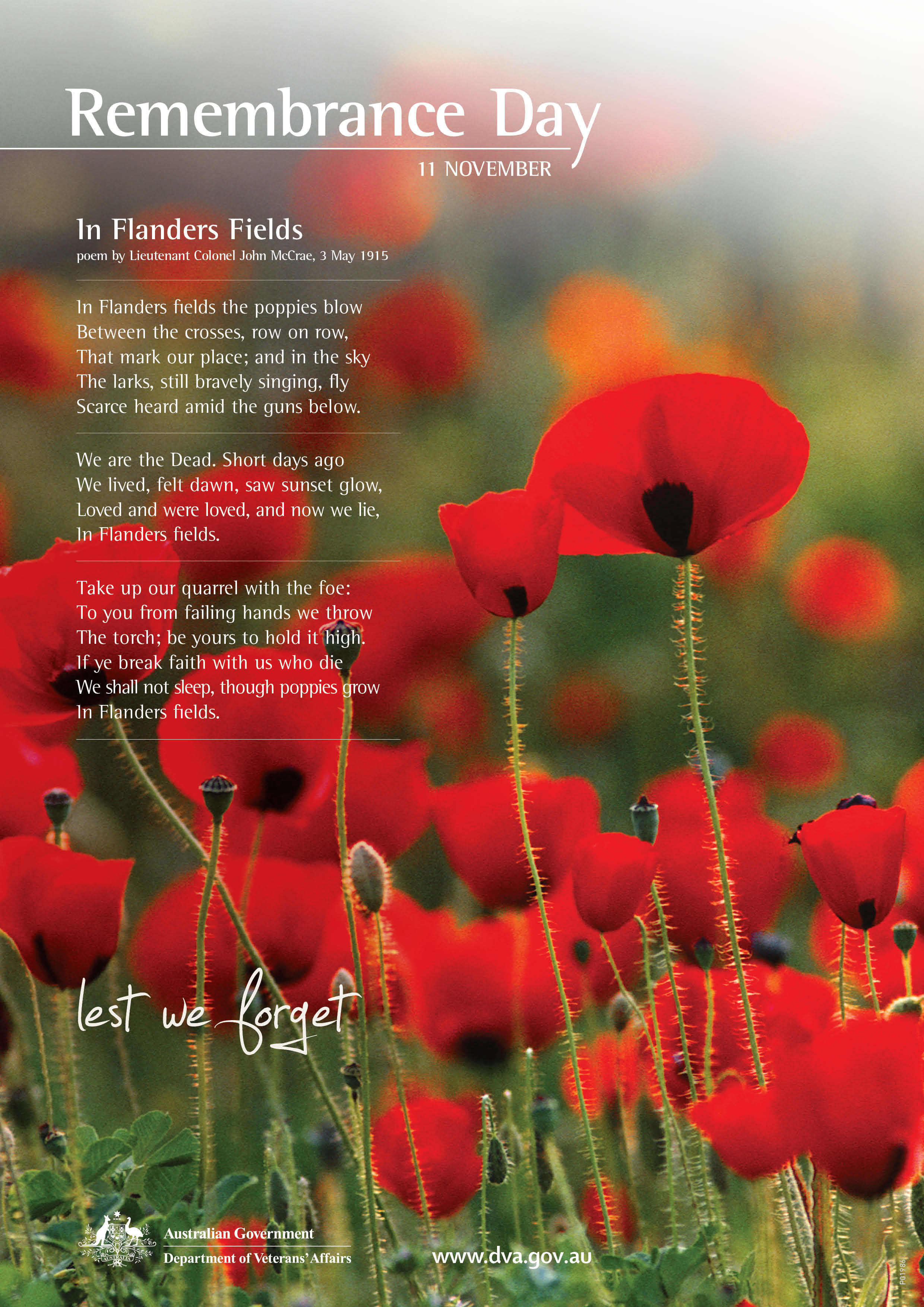 Remembrance Day Posters Archived Version Of Dva Page Remembrance Day