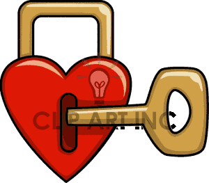 Royalty Free Key To My Heart Clipart Image Picture Art   145716