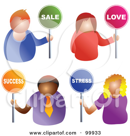 Royalty Free  Rf  Clipart Illustration Of A Businessman With A Stress