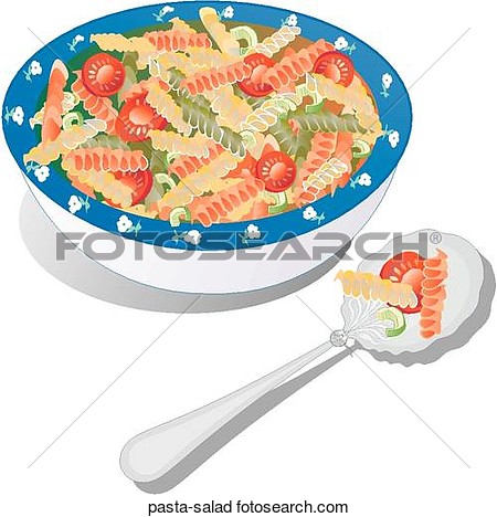 Salad   Zoek Clip Art Illustratie Fresno     Pasta Salad Clipart