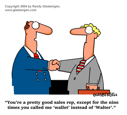 Set Of Jokes Cartoons On Sales Representative Quotes On Acquisition    