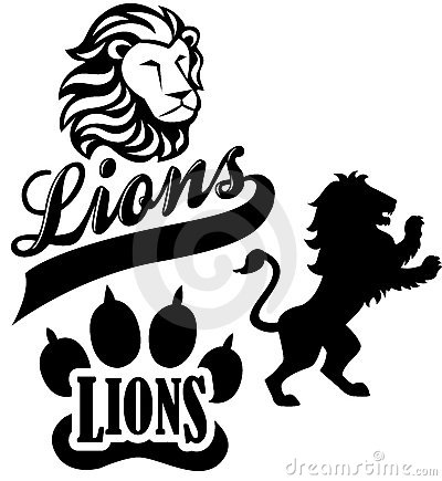 Standing Lion Silhouette Clip Art Lion Team Mascot Eps 17960132 Jpg