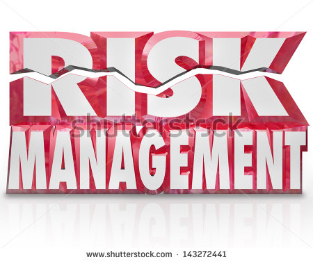 The Words Risk Management In Red 3d Letters To Illustrate The Need To