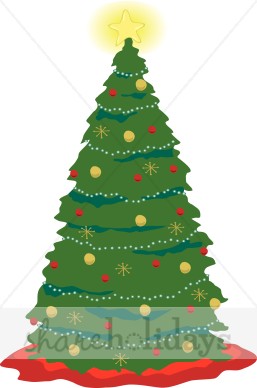 Traditional Christmas Tree Clipart   Christmas Clipart
