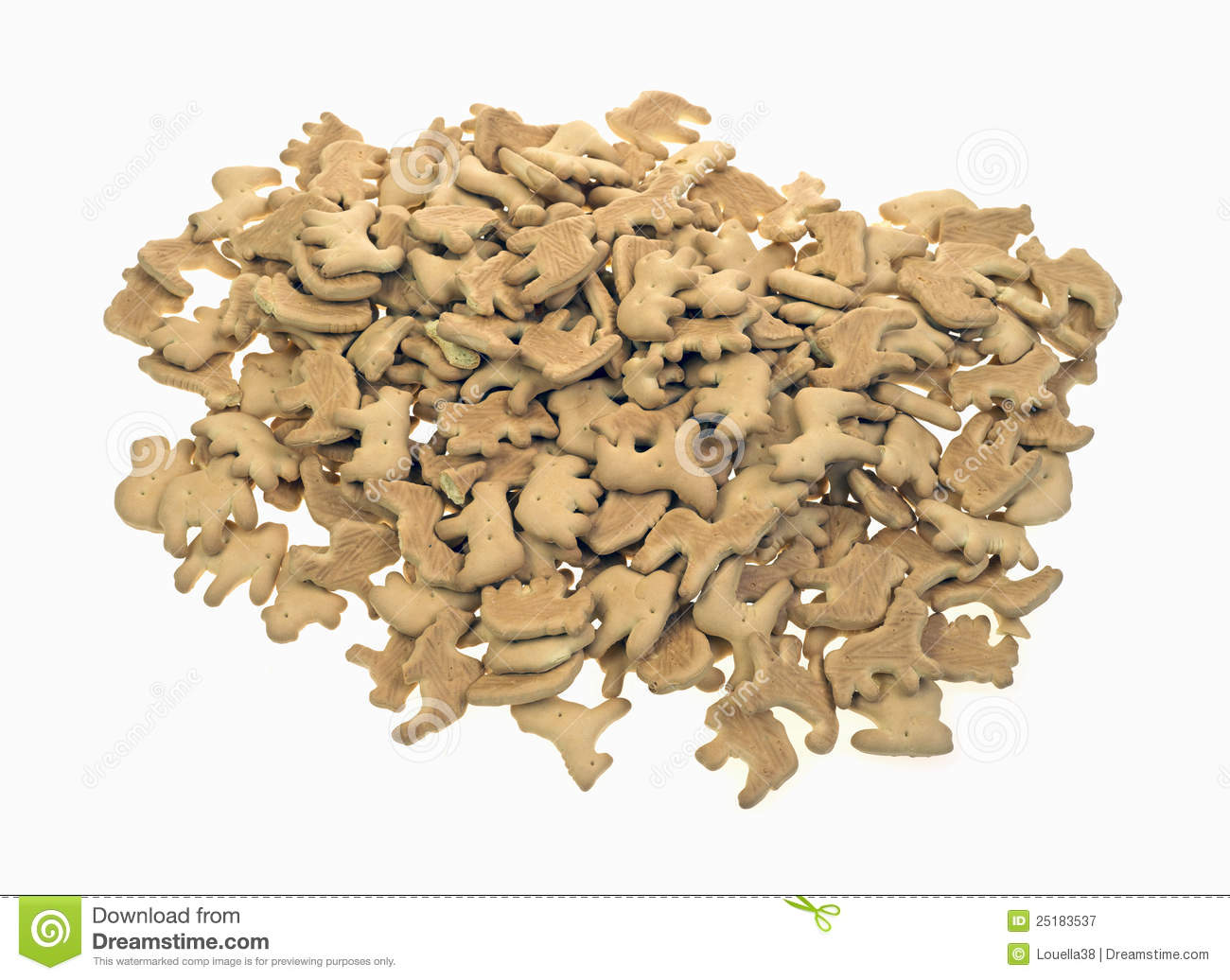 Animal Crackers In Pile Royalty Free Stock Photography   Image