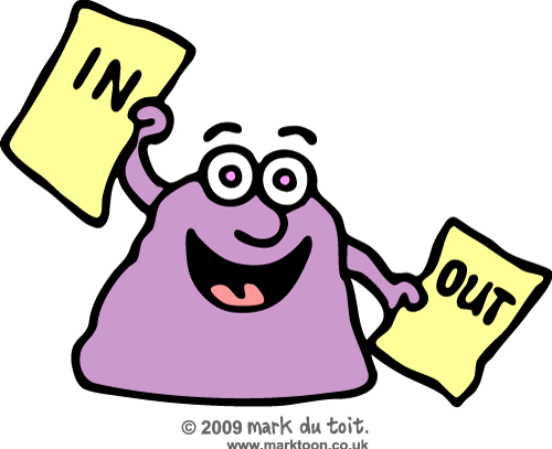 Blob Holding In And Out Papers Clipart Gif 19 Mar 2010 09 27 22k