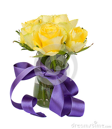 Bouquet Of Yellow Roses Royalty Free Stock Photos   Image  28475978