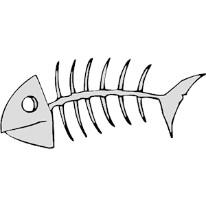 Fish Skeleton Clipart Cliparts Of Fish Skeleton Free Download