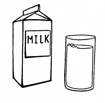Milk Carton Coloring Page   Clipart Best